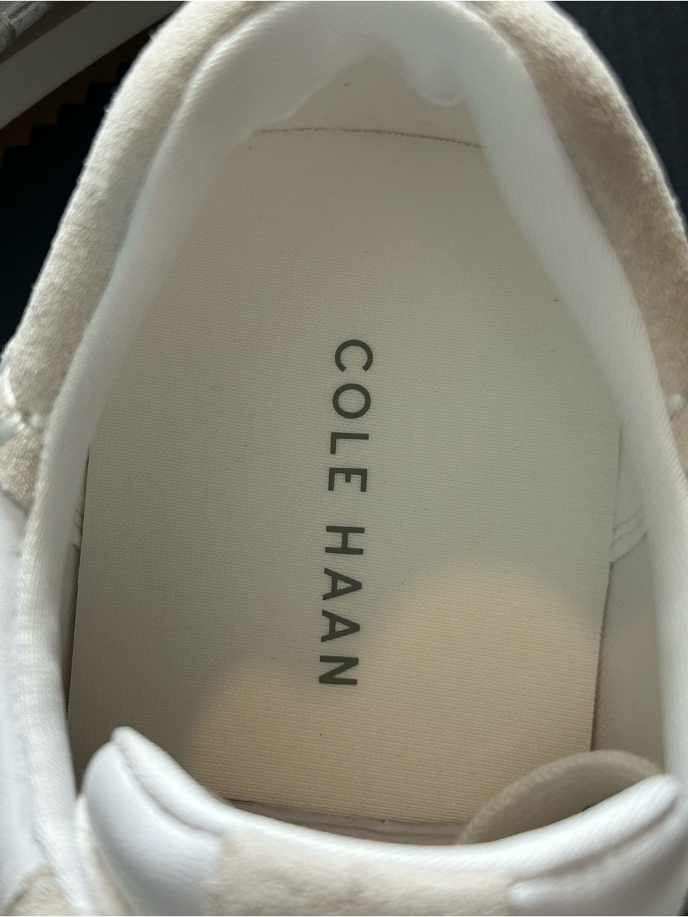 Cole Haan Woman’s GP Premier Runner in White/Silver Birch - Picture 5 of 7